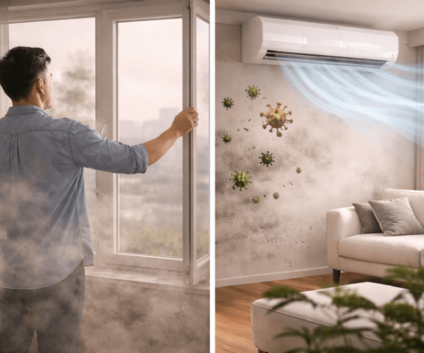 關窗吹冷氣真的比較乾淨又省電？小心把自己關在髒空氣裡